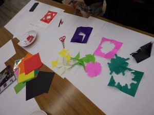 子どもたちの制作の様子