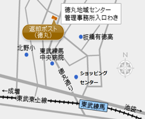 周辺マップ：徳丸地域センター